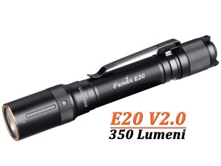 Fenix E20 V2.0 - Lanterna EDC - 350 Lumeni - 126 Metri